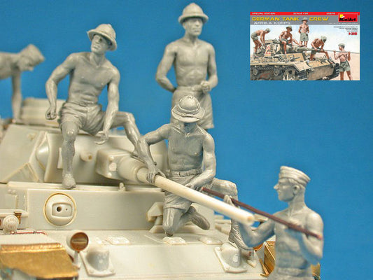 Miniart - GERMAN TANK CREW AFRIKA KORPS KIT 1:35 - Cod. MIN35278
