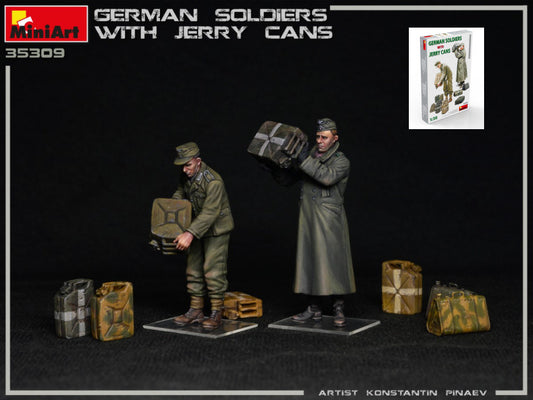 Miniart - GERMAN SOLDIERS W/JERRY CANS KIT 1:35 - Cod. MIN35286