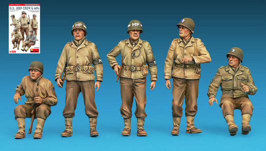 Miniart - U.S.JEEP CREW & MPs SPECIAL EDITION KIT 1:35 - Cod. MIN35308