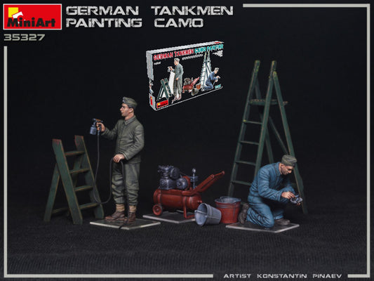 Miniart - GERMAN TANKMEN PAINTING CAMO KIT 1:35 - Cod. MIN35327