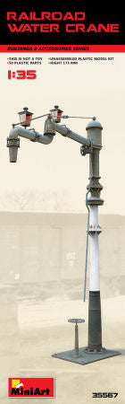 Miniart - RAILROAD WATER CRANE KIT 1:35 - Cod. MIN35567