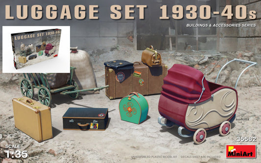 Miniart - LUGGAGE SET 1930-40s KIT 1:35 - Cod. MIN35582