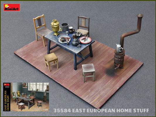 Miniart - EAST EUROPEAN HOME STUFF KIT 1:35 - Cod. MIN35584