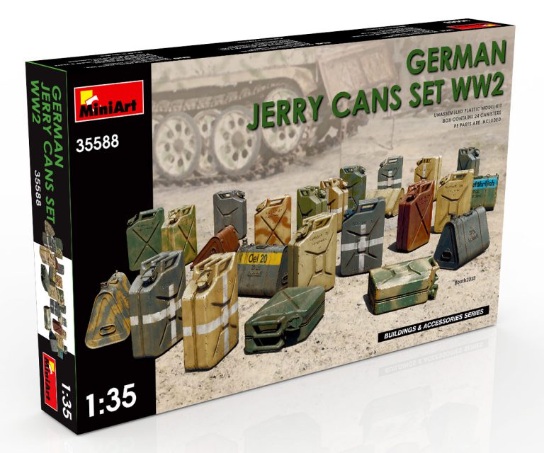 Miniart - GERMAN JERRY CANS SET WWII KIT 1:35 - Cod. MIN35588