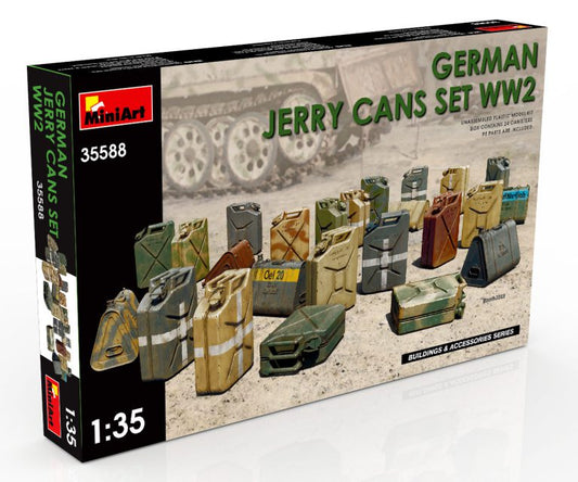 Miniart - GERMAN JERRY CANS SET WWII KIT 1:35 - Cod. MIN35588