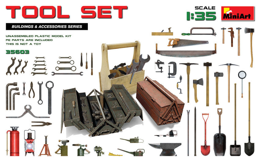 Miniart - TOOL SET KIT 1:35 - Cod. MIN35603