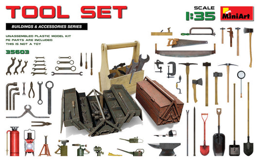 Miniart - TOOL SET KIT 1:35 - Cod. MIN35603