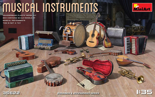Miniart - MUSICAL INSTRUMENTS KIT 1:35 - Cod. MIN35622