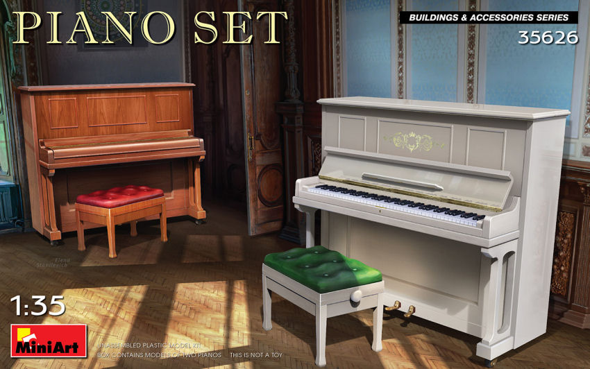 Miniart - PIANO SET KIT 1:35 - Cod. MIN35626