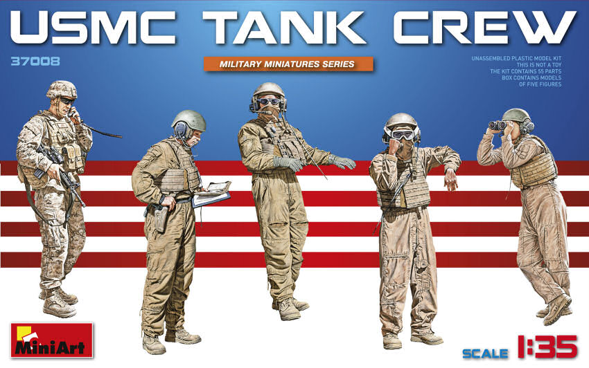 Miniart - USMC TANK CREW KIT 1:35 - Cod. MIN37008