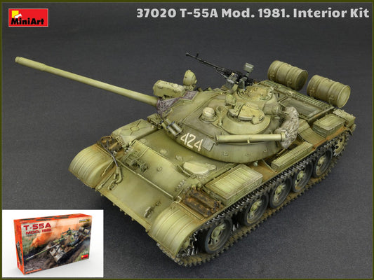 Miniart - T-55A MOD.1981 INTERIOR KIT 1:35 - Cod. MIN37020