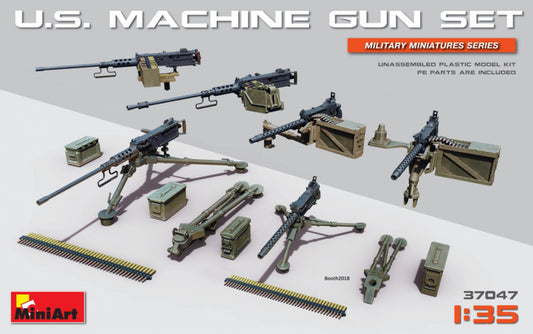 Miniart - U.S. MACHINE GUN SET KIT 1:35 - Cod. MIN37047