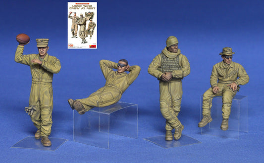 Miniart - USMC TANK CREW AT REST KIT 1:35 - Cod. MIN37049