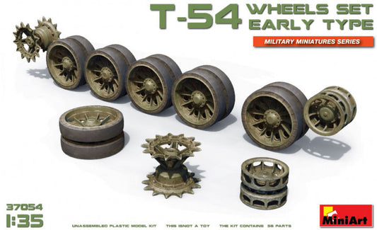 Miniart - T-54 WHEELS SET EARLY TYPE KIT 1:35 - Cod. MIN37054