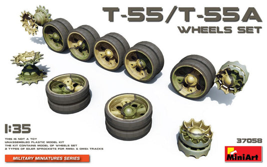 Miniart - T-55/T-55A WHEELS SET KIT 1:35 - Cod. MIN37058