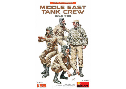 Miniart - MIDDLE EAST TANK CREW 1960-70s KIT 1:35 - Cod. MIN37061