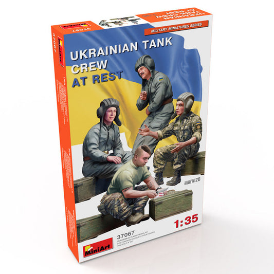 Miniart - UCRAINIAN TANK CREW AT REST KIT 1:35 - Cod. MIN37067