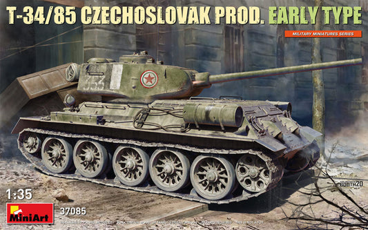 Miniart - T-34/85 CZECHOSLOVAK PROD. EARLY TYPE KIT 1:35 - Cod. MIN37085