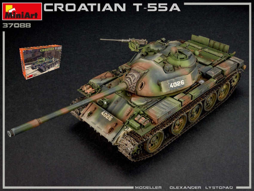Miniart - CROATIAN T-55A KIT 1:35 - Cod. MIN37088