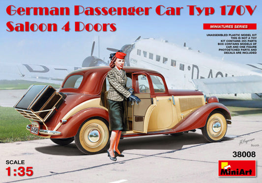 Miniart - GERMAN PASSENGER CAR TYP 170V KIT 1:35 - Cod. MIN38008