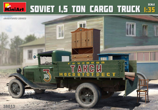 Miniart - SOVIET 1,5 TON CARGO TRUCK KIT 1:35 - Cod. MIN38013