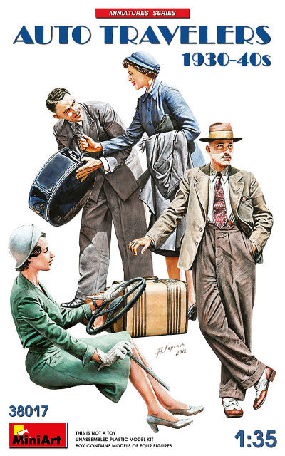 Miniart - AUTO TRAVELERS 1930-40s KIT 1:35 - Cod. MIN38017