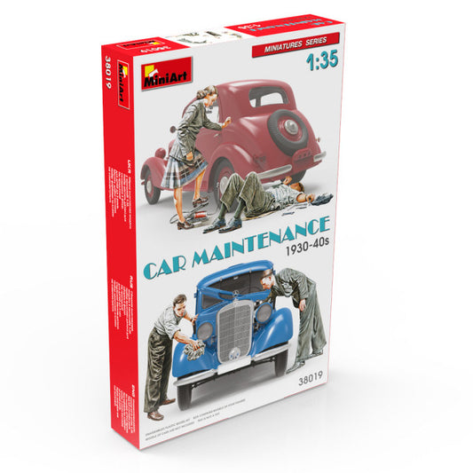 Miniart - CAR MAINTENANCE 19030-40s KIT 1:35 - Cod. MIN38019