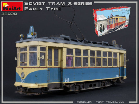 Miniart - SOVIET TRAM X-SERIES EARLY TYPE KIT 1:35 - Cod. MIN38020