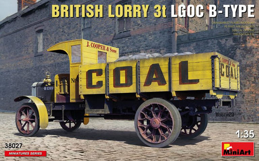 Miniart - BRITISH LORRY LGOC 3t B-TYPE KIT 1:35 - Cod. MIN38027