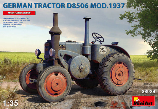Miniart - GERMAN TRACTOR D8506 MOD.1937 KIT 1:35 - Cod. MIN38029