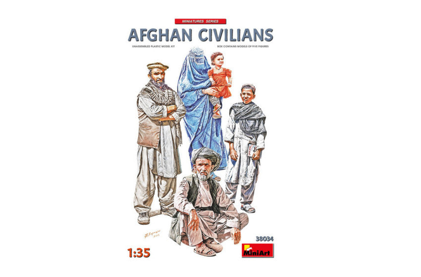 Miniart - AFGHAN CIVILIANS KIT 1:35 - Cod. MIN38034