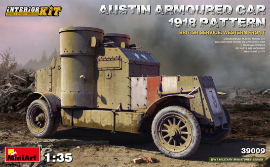 Miniart - AUSTIN ARMORED CAR 1918 PATTERN BRITISH SERVICE INTERIOR KIT 1:35 - Cod. MIN39009