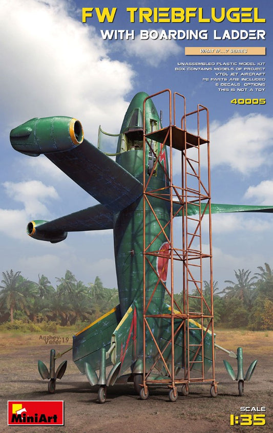Miniart - FW TRIEBFLUGEL WITH BOARDING LADDER KIT 1:35 - Cod. MIN40005
