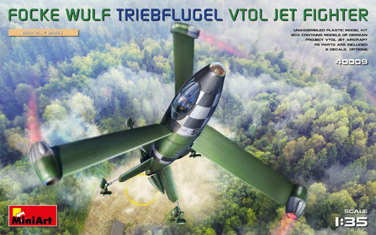Miniart - FOCKE WULF TRIEBFLUGEL (VTOL) JET FIGHTER KIT 1:35 - Cod. MIN40009