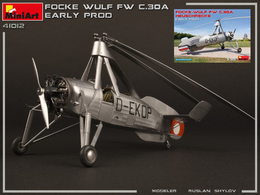 Miniart - FOCKE-WULF Fw C 30A HEUSCHRECKE EARLY PROD.KIT 1:35 - Cod. MIN41012