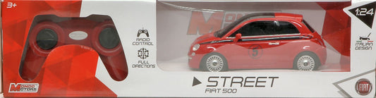 Mondo Motors - FIAT NUOVA 500 RED RADIOCOMANDO 1:24 - Cod. MM63001R