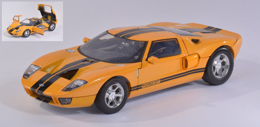 Motormax - FORD GT CONCEPT 2004 YELLOW W/BLACK STRIPES 1:12 - Cod. MTM73001Y