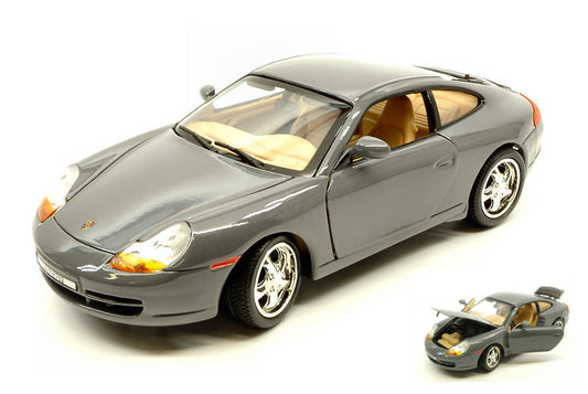 Motormax - PORSCHE 911 (996) CARRERA 2000 ASH GREY 1:18 - Cod. MTM73101DG