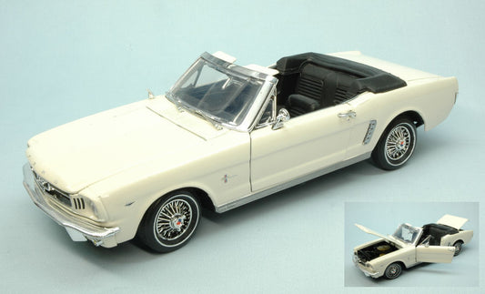 Motormax - FORD MUSTANG OPEN 1964 CREAM 1:18 - Cod. MTM73145CR