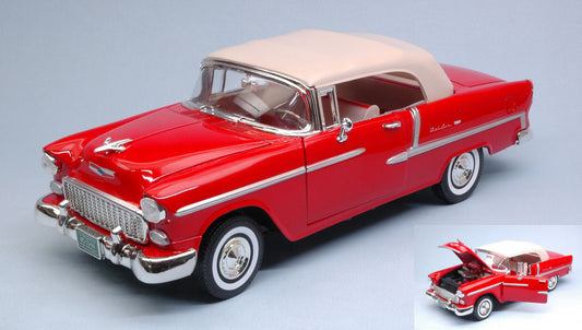 Motormax - CHEVY BEL AIR 1955 RED 1:18 - Cod. MTM73184RD