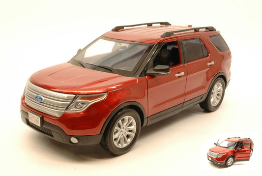 Motormax - FORD EXPLORER XLT 2015 RED 1:18 - Cod. MTM73186R