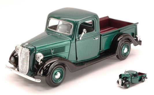 Motormax - FORD PICK UP 1937 METALLIC GREEN 1:24 - Cod. MTM73233MG
