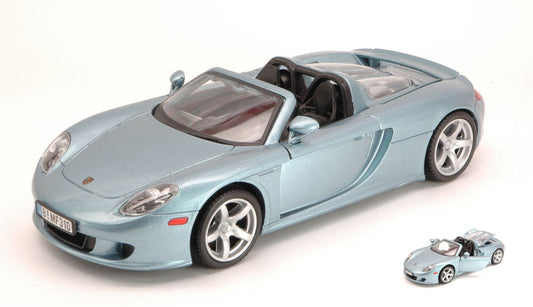 Motormax - PORSCHE CARRERA GT 2003 SILVERBLUE 1:24 - Cod. MTM73305SL