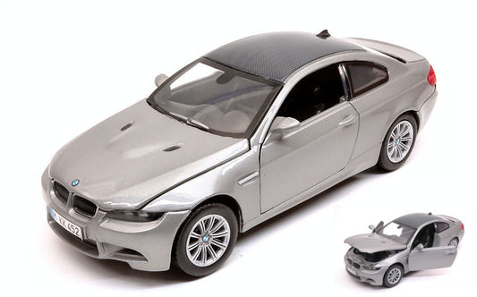 Motormax - BMW M3 COUPE' 2007 SILVER 1:24 - Cod. MTM73347GY