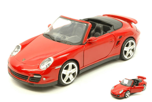 Motormax - PORSCHE 911 (997) TURBO CABRIO 2005 RED 1:24 - Cod. MTM73348RD