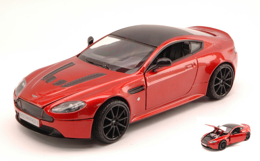 Motormax - ASTON MARTIN V12 VANTAGE S 2013 METALLIC RED 1:24 - Cod. MTM79322R