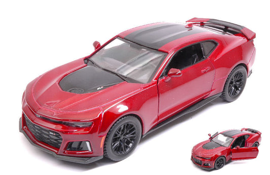 Motormax - CHEVROLET CAMARO ZL1 2017 RED/BLACK 1:24 - Cod. MTM79351R