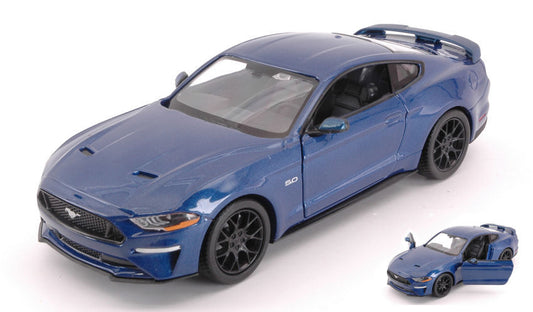 Motormax - FORD MUSTANG GT 2018 BLUE 1:24 - Cod. MTM79352BL