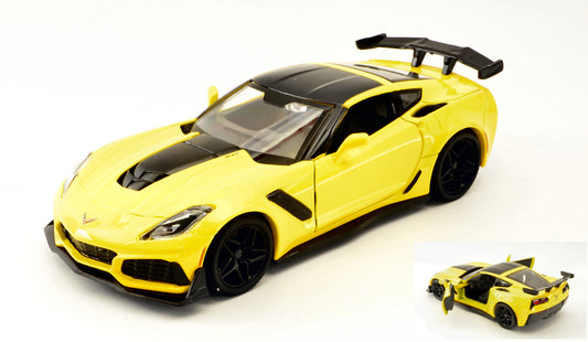 Motormax - CORVETTE ZR1 2019 YELLOW 1:24 - Cod. MTM79356Y