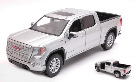Motormax - GMC SIERRA 1500 SLT CREW CAB 2019 SILVER 1:27 - Cod. MTM79361S